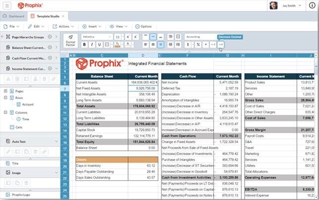 The Spring 2017 update to Prophix Version 12